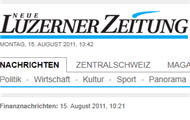 Neue Luzerner Zeitung. plakativ-online-marketing.ch Marketing Referenz im Bereich SEO
