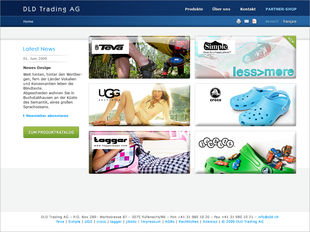 Webdesign für DLD Trading AG