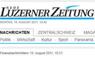 Neue Luzerner Zeitung. plakativ-online-marketing.ch Marketing Referenz im Bereich SEO